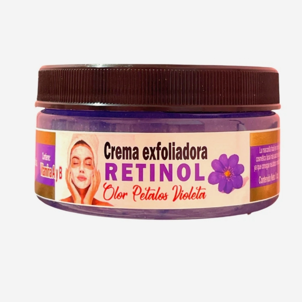 exfoliating cream with retinol 8.OZ . firms and reduces spots and wrinkles